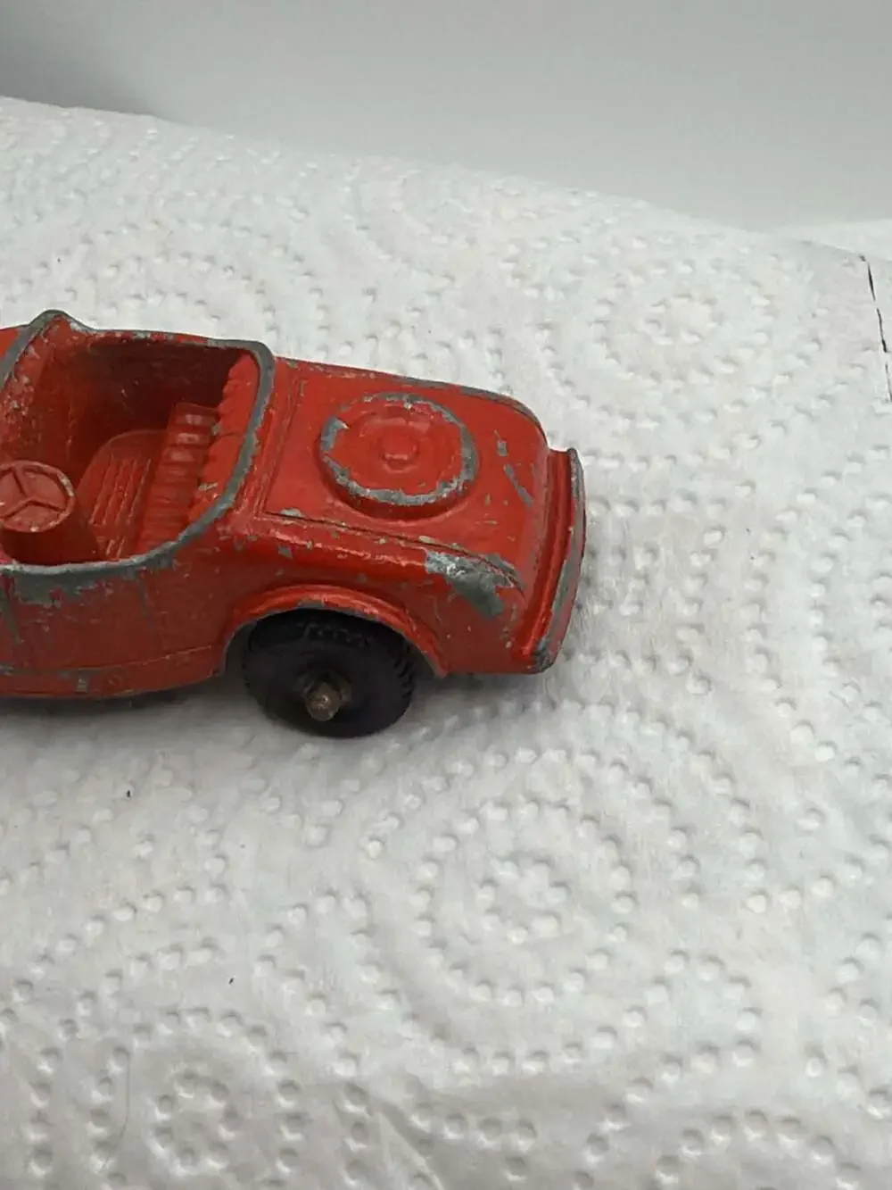 Vintage Tootsietoy Ford Model B Red Diecast Hotrod Roadster Toy Car